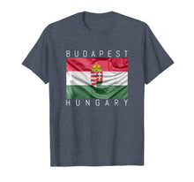 Load image into Gallery viewer, Budapest T-Shirt Flag of Hungary with Coat of Arms Souvenir
