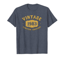Load image into Gallery viewer, 36 Years Old 36th B-day Birthday Vintage Gift 1983 T-Shirt
