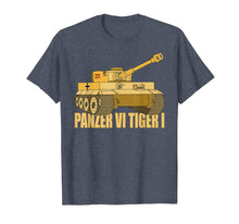 Load image into Gallery viewer, Panzer VI Tiger I Tank T Shirt Gift WW2 German Army Art