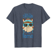 Load image into Gallery viewer, Llama Save The Drama Saying No Prob Funny Cool Face T-Shirt