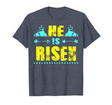 Load image into Gallery viewer, He Is Risen Shirt Christian Happy Easter Jesus T-shirt