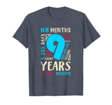 Load image into Gallery viewer, 9th Birthday Gifts Son Daughter Nine 9 Year Old Boys Girls T-Shirt