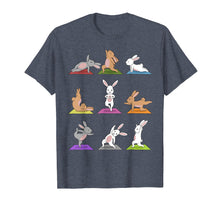 Load image into Gallery viewer, Bunny Yoga T-Shirt Funny Rabbits In Yoga Poses Sports Tee