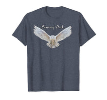 Load image into Gallery viewer, Snowy Owl T-Shirt - Snowy Owl in Flight T-shirt
