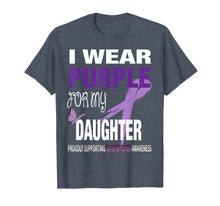 Load image into Gallery viewer, I wear Purple for my Daughter Awareness T-shirt