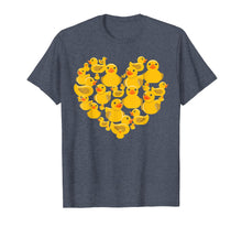 Load image into Gallery viewer, Rubber Duck Shirt Love & Heart for Men & Women as Quack Gift