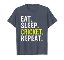 Load image into Gallery viewer, Eat Sleep Cricket Repeat Gift Sports T-Shirt