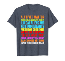 Load image into Gallery viewer, All Lives Matter Women Already Have Right Rights Shirt