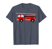 Load image into Gallery viewer, Fire Truck Trucker trailer Ladder kids adults T Shirt