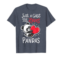 Load image into Gallery viewer, Panda T Shirt Giant Panda Bear T-Shirt Animal Heart Tee