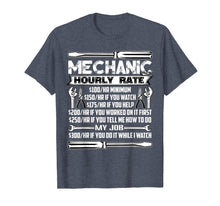 Load image into Gallery viewer, Mechanic Hourly Rate T Shirt, Cool Mechanic T Shirt