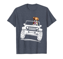 Load image into Gallery viewer, Boxer Driving Jeep T-Shirt OffRoad Lovers Gift