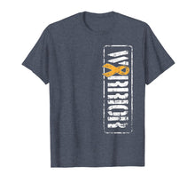 Load image into Gallery viewer, Leukemia Cancer Awareness - Military Warrior Ribbon T-Shirt
