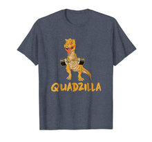 Load image into Gallery viewer, Quadzilla Funny Gym Shirt for Meatheads and Gym Rats
