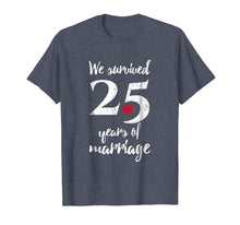 Load image into Gallery viewer, 25th Wedding Anniversary T-Shirt Funny Gift For Couples