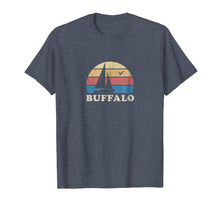 Load image into Gallery viewer, Buffalo NY T-Shirt Vintage Sailboat 70s Throwback Sunset Tee