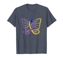Load image into Gallery viewer, Fight Bladder Cancer Awareness Butterfly Shirt for Men Women