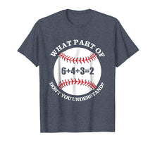 Load image into Gallery viewer, Funny Baseball 6432 Shirt Double Play Mathematics Gift