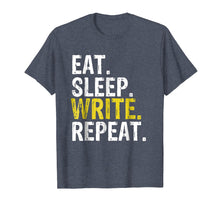 Load image into Gallery viewer, Eat Sleep Write Repeat Writer Gift T-Shirt
