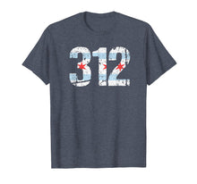 Load image into Gallery viewer, Chicago Shirt Chicago 312 Flag Area Code T Shirt City Pride