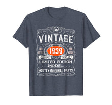 Load image into Gallery viewer, Vintage 1939 T-Shirt - 80th birthday gift shirt