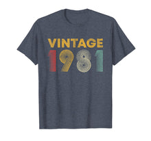 Load image into Gallery viewer, 38th Birthday Gift Idea Vintage 1981 T-Shirt Men Women