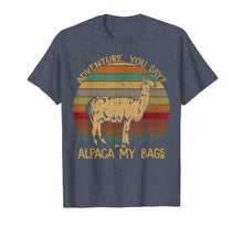 Load image into Gallery viewer, Adventure you say ALPACA my Bag Vintage Tshirt for Women Men