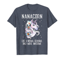 Load image into Gallery viewer, Nanacorn TShirt Cute Unicorn Lover Mother Day Gift Grandma