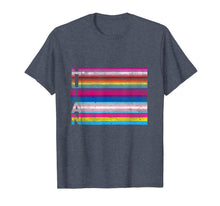 Load image into Gallery viewer, Human Lesbian Bisexual Transgender Pansexual LGBT Flag Shirt