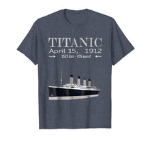 Load image into Gallery viewer, Titanic T-Shirt Vintage Cruise Ship Atlantic Ocean Voyage