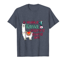 Load image into Gallery viewer, A Whole Llama Learning Going on Teachers Students T-Shirts