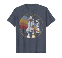 Load image into Gallery viewer, NASA Shuttle Launch With Rainbow Graphic T-Shirt C1