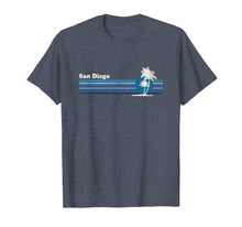 Load image into Gallery viewer, San Diego CA T-Shirt Vintage 80s Palm Trees Sunset Tee