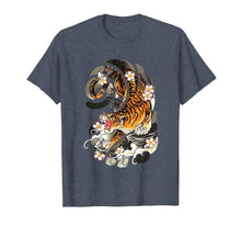 Load image into Gallery viewer, Japanese Tattoo Style Tiger Traditional & T Shirt Design