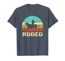 Load image into Gallery viewer, Vintage Rodeo TShirt Bull Riding Sunset
