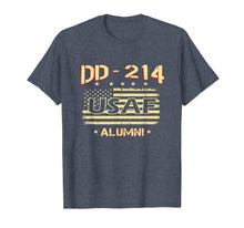 Load image into Gallery viewer, Air Force Alumni DD-214 Vintage American Flag T-Shirt