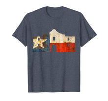 Load image into Gallery viewer, Texas Alamo Rustic Flag San Antonio Shirt