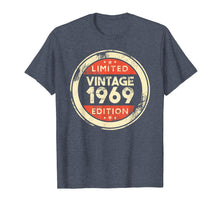 Load image into Gallery viewer, 50th Birthday T-Shirt Vintage 1969 Shirt- 50 Years Old Gifts