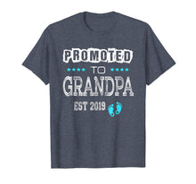 Load image into Gallery viewer, Mens Promoted to Grandpa 2019 First Time Grandfather Shirt Gift
