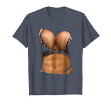 Load image into Gallery viewer, Fake Abs Shirt Bikini Body Muscle Six Pack Fake Big Boobs