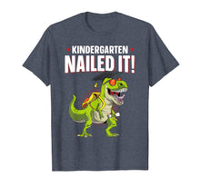 Load image into Gallery viewer, Kindergarten Nailed It Graduation Class Of 2019 Kids T Rex T-Shirt
