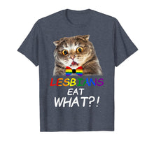 Load image into Gallery viewer, Lesbians Eat What Cat T Shirt Funny LGBT Pride Gift