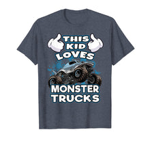 Load image into Gallery viewer, This Kid Loves Monster Trucks Tee Shirt