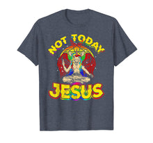 Load image into Gallery viewer, Baphomet Sigil Not Today Jesus Satanic Unicorn T Shirt