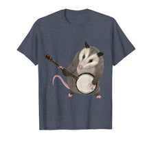 Load image into Gallery viewer, Opossum playing the banjo - possum shirt