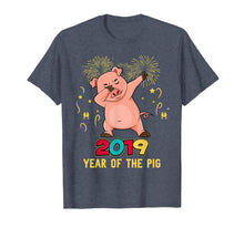 Load image into Gallery viewer, Dabbing Year Of The Pig Happy New Year 2019 Gift T Shirt