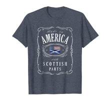 Load image into Gallery viewer, Vintage Scotland America T-shirt Scottish American Flag