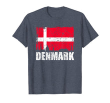 Load image into Gallery viewer, I Love Denmark Flag T-Shirt Denmark Country Pride Tee Gift