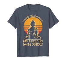 Load image into Gallery viewer, Im Mostly Peace Love And Light And A Little Go Yoga T-Shirt