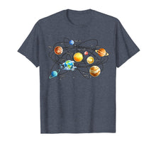 Load image into Gallery viewer, Solar System Chart Educational, Science T-Shirt Darks